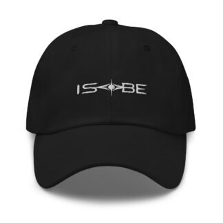 Black hat with IS-BE embroidery