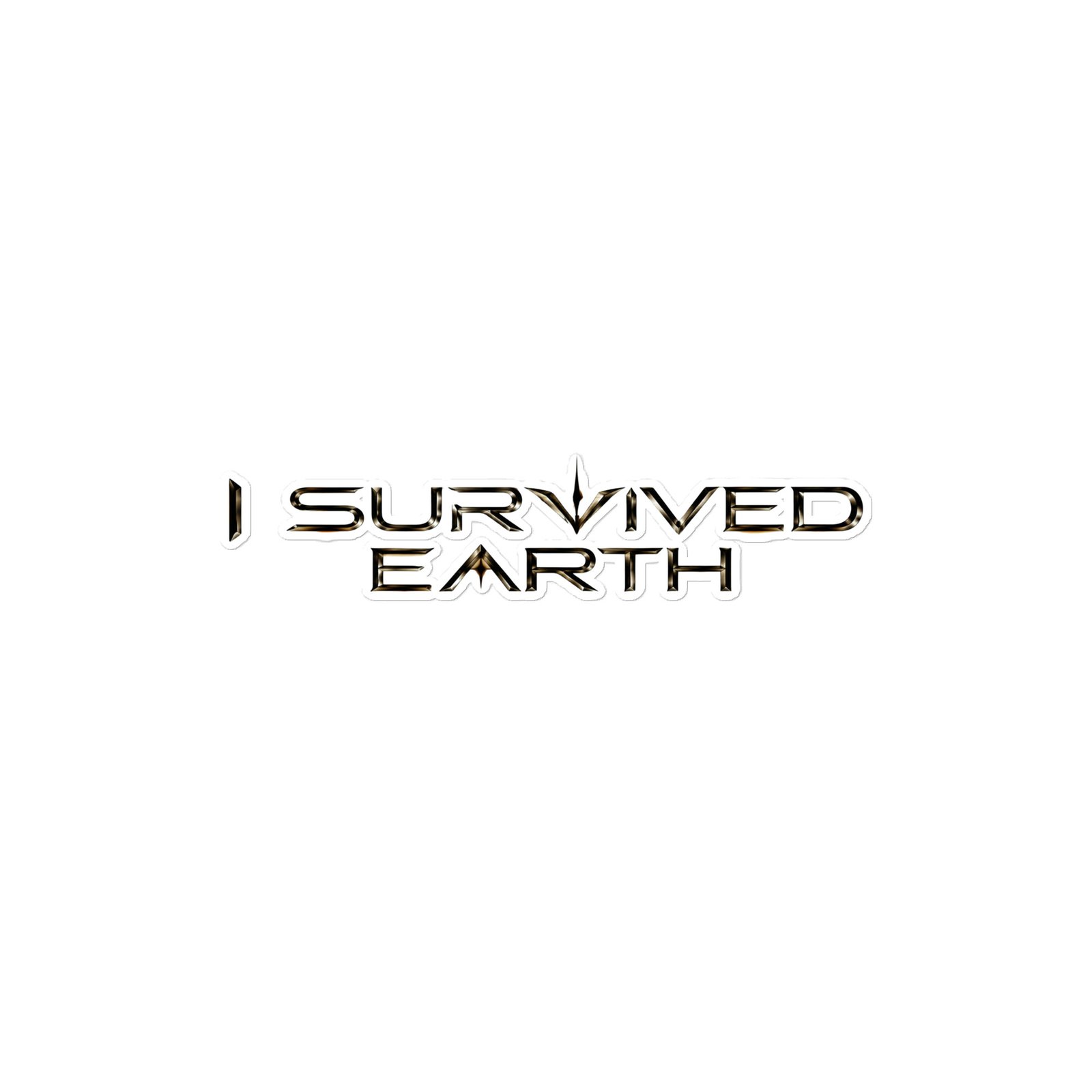I Survived Earth - Bubble-free stickers - Image 4