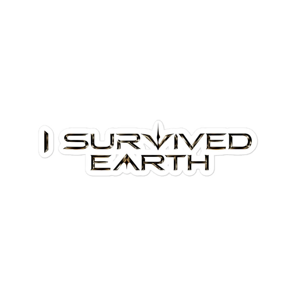 I Survived Earth - Bubble-free stickers - Image 3